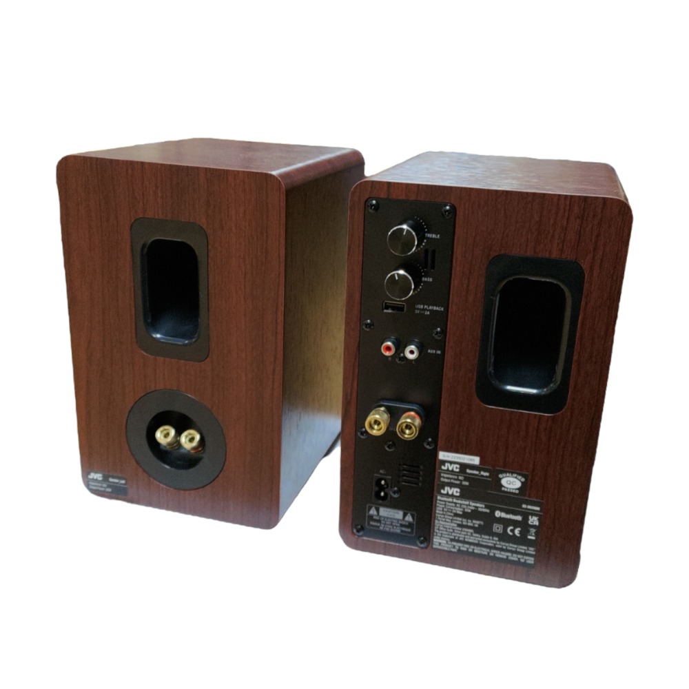 JVC XSD629BM 2.0 Channel Bluetooth Bookshelf Speakers Own4Less